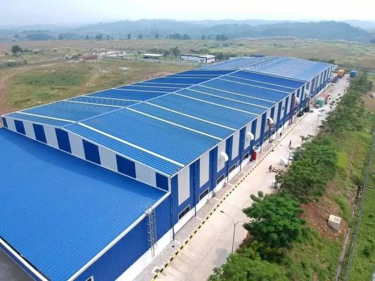 Xây dựng cấu trúc thép nhẹ Xây dựng kho công nghiệp kim loại tiền chế