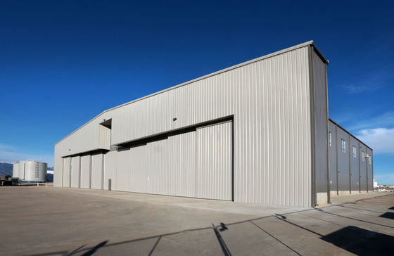 Cấu trúc thép cao tầng máy bay hangar kim loại máy bay hangar kho