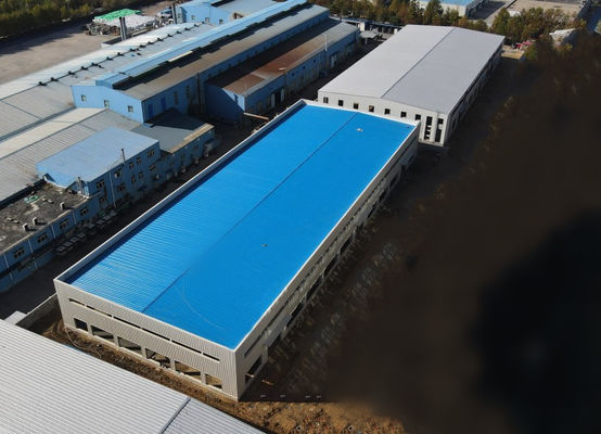 EPS cách nhiệt mái che khung kim loại Xưởng chế biến sẵn kho