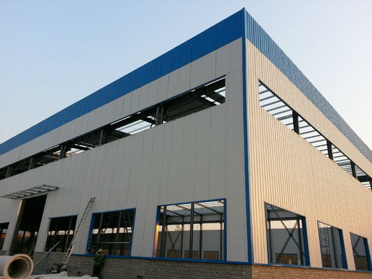 Thiết kế trước Kim loại Xây dựng Tòa nhà chống ăn mòn kho thép cấu trúc