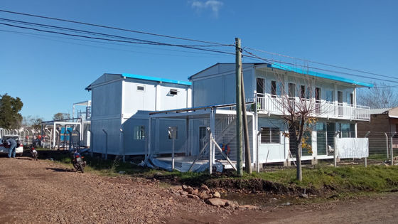Đồ chứa thép mô-đun Prefab tùy chỉnh Nhà thép xây dựng cấu trúc
