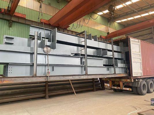 40' Container Loading Xây dựng khung thép chế tạo sẵn cho nhà kho Xưởng hangar