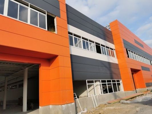 Xưởng chế tạo cấu trúc thép nặng với bố cục linh hoạt