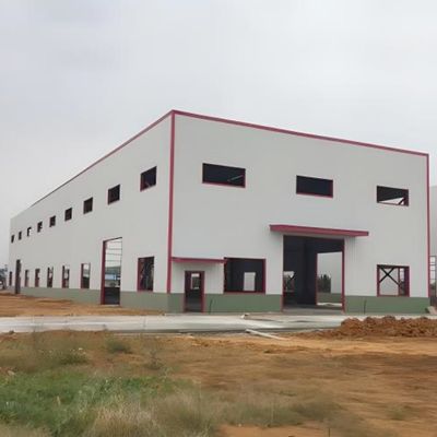 Hot Rolling H Steel Prefabricated Steel Structure Tòa nhà Prefab tùy chỉnh