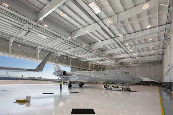 Khung cổng Hàng không Hangar Thép Tòa nhà Thép nhẹ Cấu trúc Tòa nhà Xây dựng