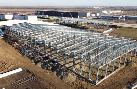 Cấu trúc thép mô-đun Xây dựng nhà kho Công nghiệp Xây dựng nhà máy tiền chế