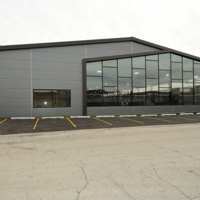 Máy tính chính Q345 Q235 Thép nhẹ Khung công nghiệp Tòa nhà Thép cấu trúc Kho