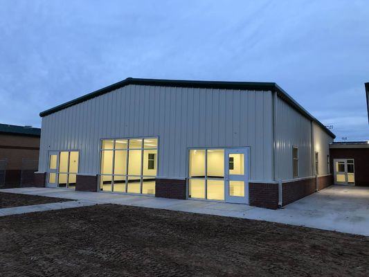 Sản xuất năng lượng khách sạn bền nặng Prefabricated Nhà máy thép cho xưởng kho