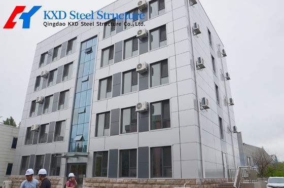 Tòa nhà khung thép tấm tường PU với thép C / Z Purlin