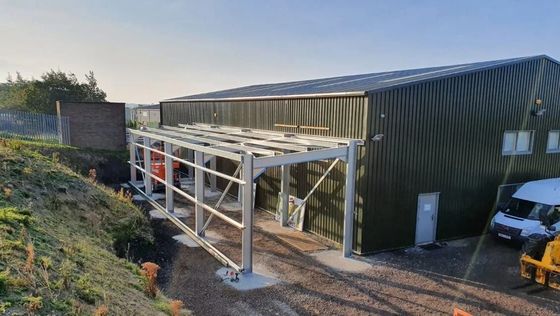 Nhà máy Kim loại Không gian khung kho Peb cấu trúc Tòa nhà thương mại