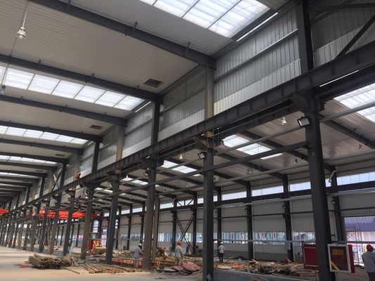 Xây dựng cấu trúc thép tùy chỉnh với cách điện EPS / len thủy tinh và 5-28mm