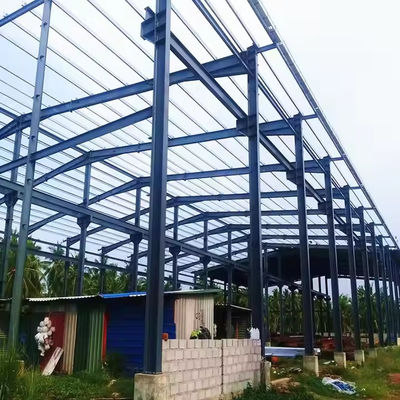 Lắp đặt nhanh S355 Multi Story Prefabricated Light Steel Warehouse Building Plans Shed Kit