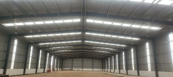 Lắp đặt nhanh một lớp cấu trúc thép khung kho dự chế hangar