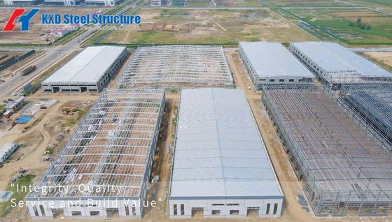 Xây dựng bằng thép galvanized đắm nóng xưởng kho sản xuất sẵn