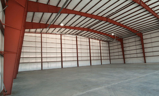 Xưởng kho cấu trúc thép tiền chế / Xưởng xây dựng khung thép / Hangar tiền chế