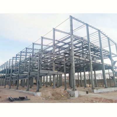 Khung kho cấu trúc thép với thông gió sườn đáp ứng yêu cầu của khách hàng và thăm hội thảo