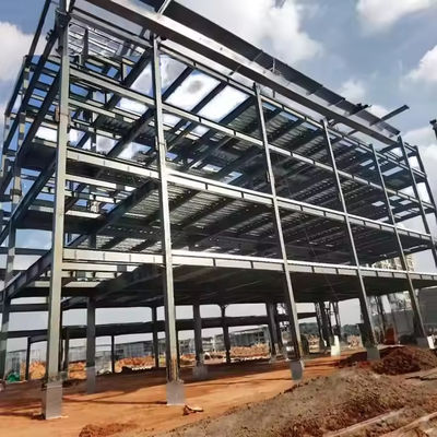 Ngân sách thân thiện nhiều tầng Nhà thép nặng được chế tạo sẵn Nhà thép cao tầng Cấu trúc thép xây dựng Xưởng kho