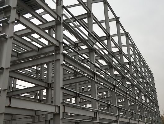2-3 tầng cao tầng cấu trúc thép phần khung tòa nhà tiền chế