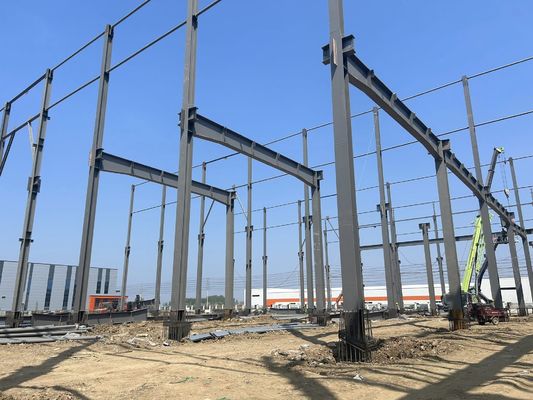 Nhà máy thép chống cháy Tòa nhà thép công nghiệp
