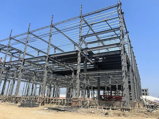 Bảng thép lỏng Prefab kim loại kho chống ăn mòn lớp phủ thiết kế miễn phí