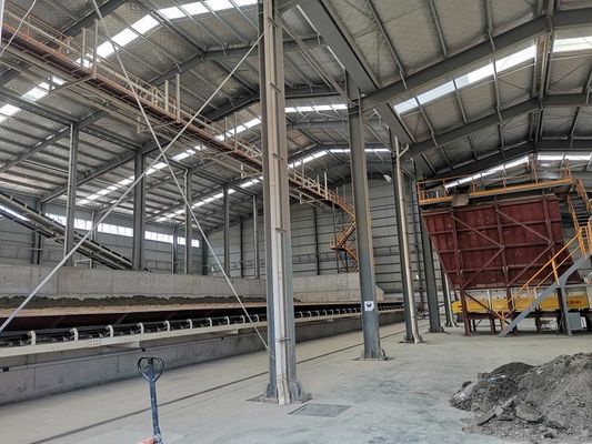 Hot-Rolled H-Shaped Steel Structure Building for Logistics Warehouses