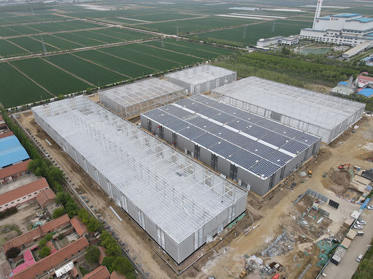 Xây dựng sẵn khung cấu trúc thép chống ăn mòn Xưởng kho công nghiệp với chứng chỉ