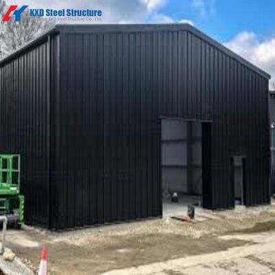 Lắp đặt nhanh S355 Multi Story Prefabricated Light Steel Warehouse Building Plans Shed Kit