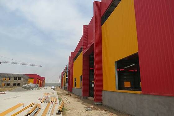 Quick Assembly Prefabricated Steel Structure Building Bolt Connection Easy Installation Industrial Commercial